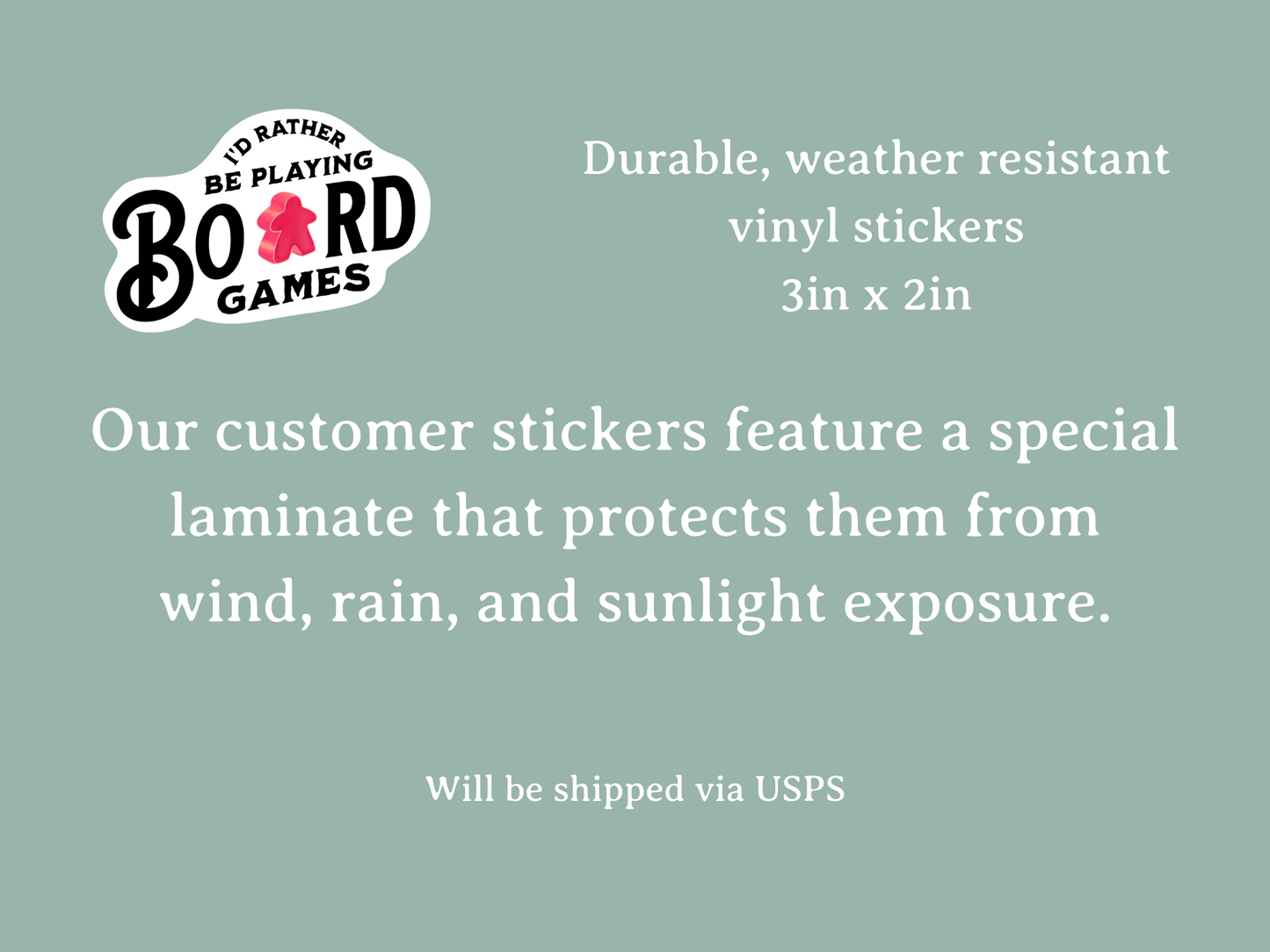 I'd Rather Be Playing Board Games Sticker