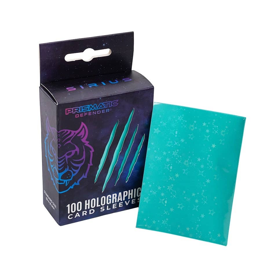 Holographic Card Sleeves - Standard Size - 3 Foil Designs: Orange / Oracle