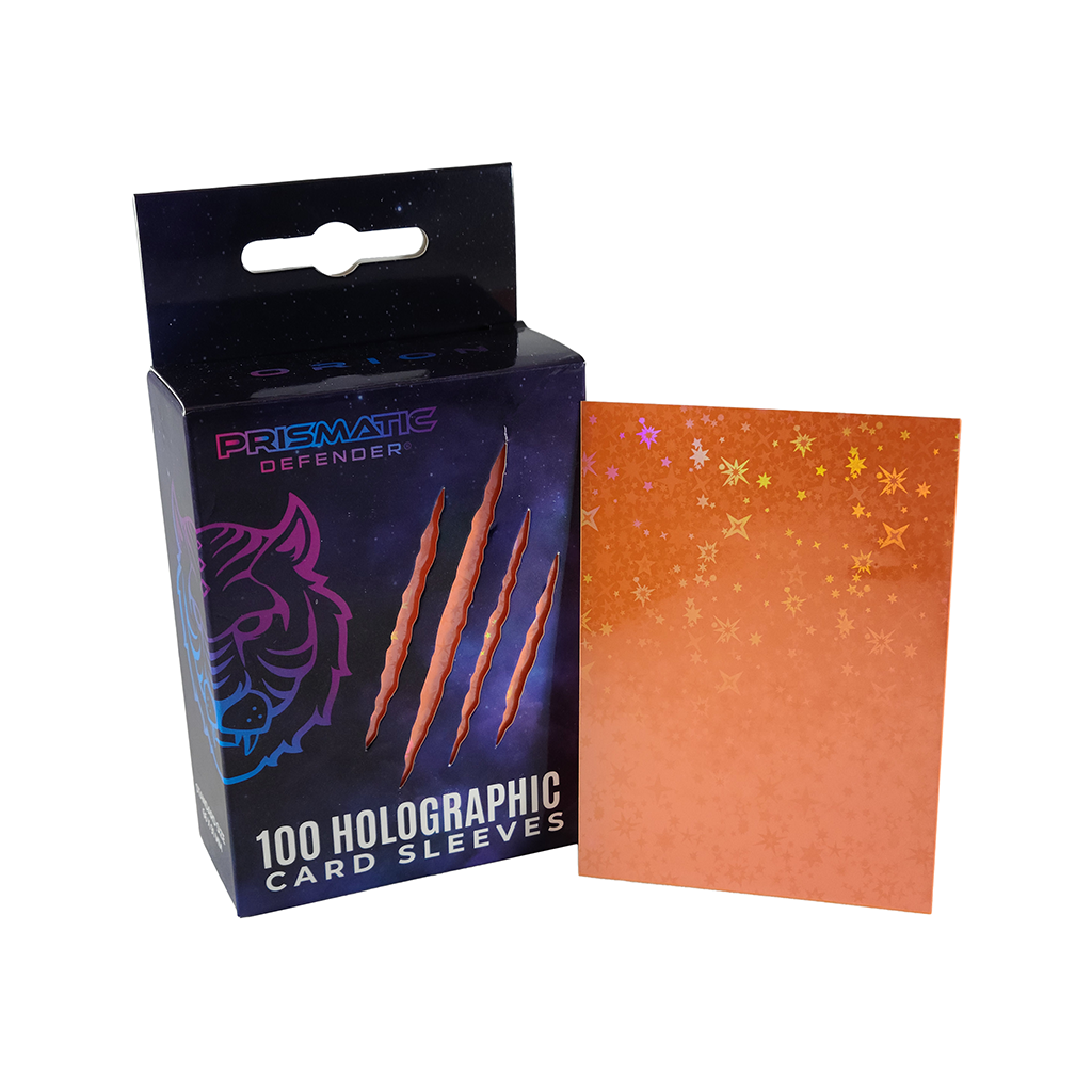 Holographic Card Sleeves - Standard Size - 3 Foil Designs: Light Green / Oracle