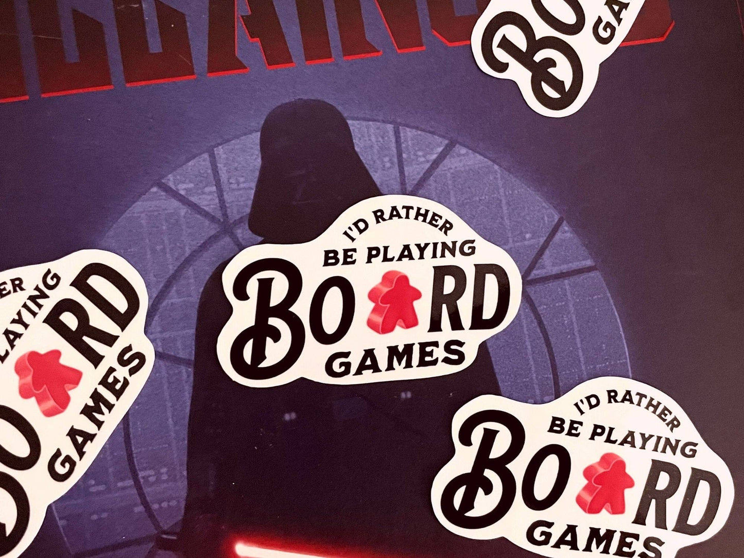 I'd Rather Be Playing Board Games Sticker