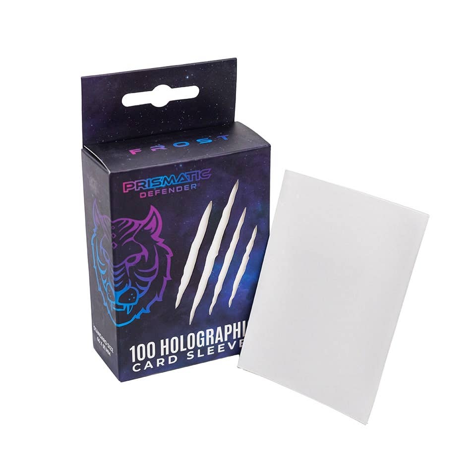 Holographic Card Sleeves - Standard Size - 3 Foil Designs: Orange / Oracle