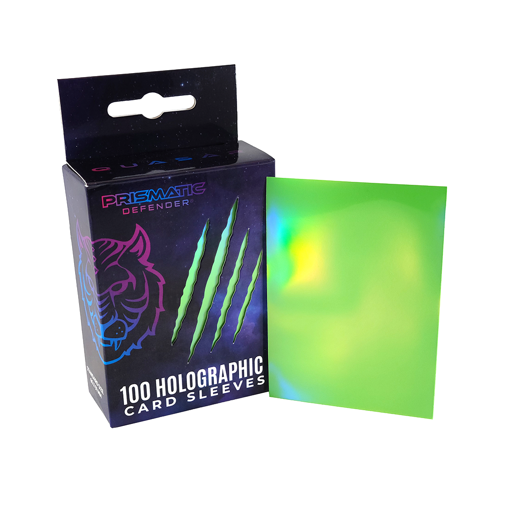 Holographic Card Sleeves - Standard Size - 3 Foil Designs: Orange / Oracle