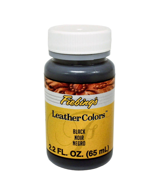 Fiebings Leather Dye 2 oz Bottle: Black / 2 oz.