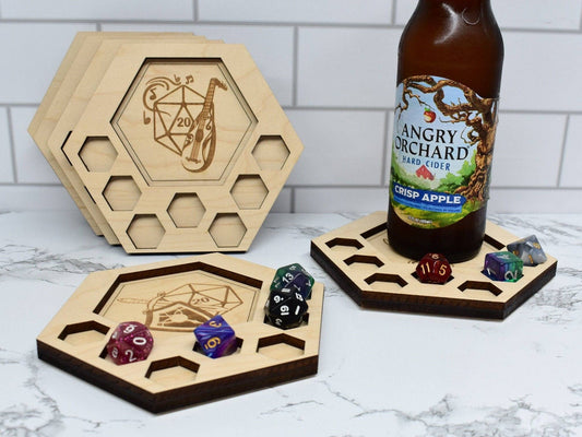 D&D Dice Tray Coasters, Mind Flayer