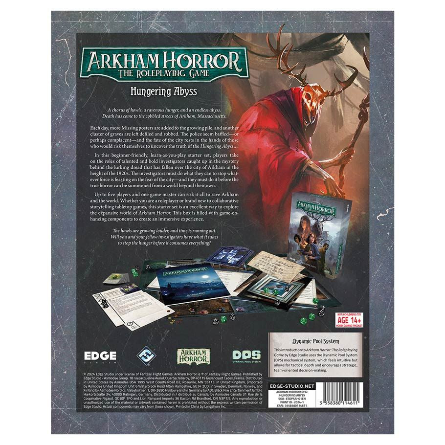 Arkham Horror RPG: Starter Set: Hungering Abyss