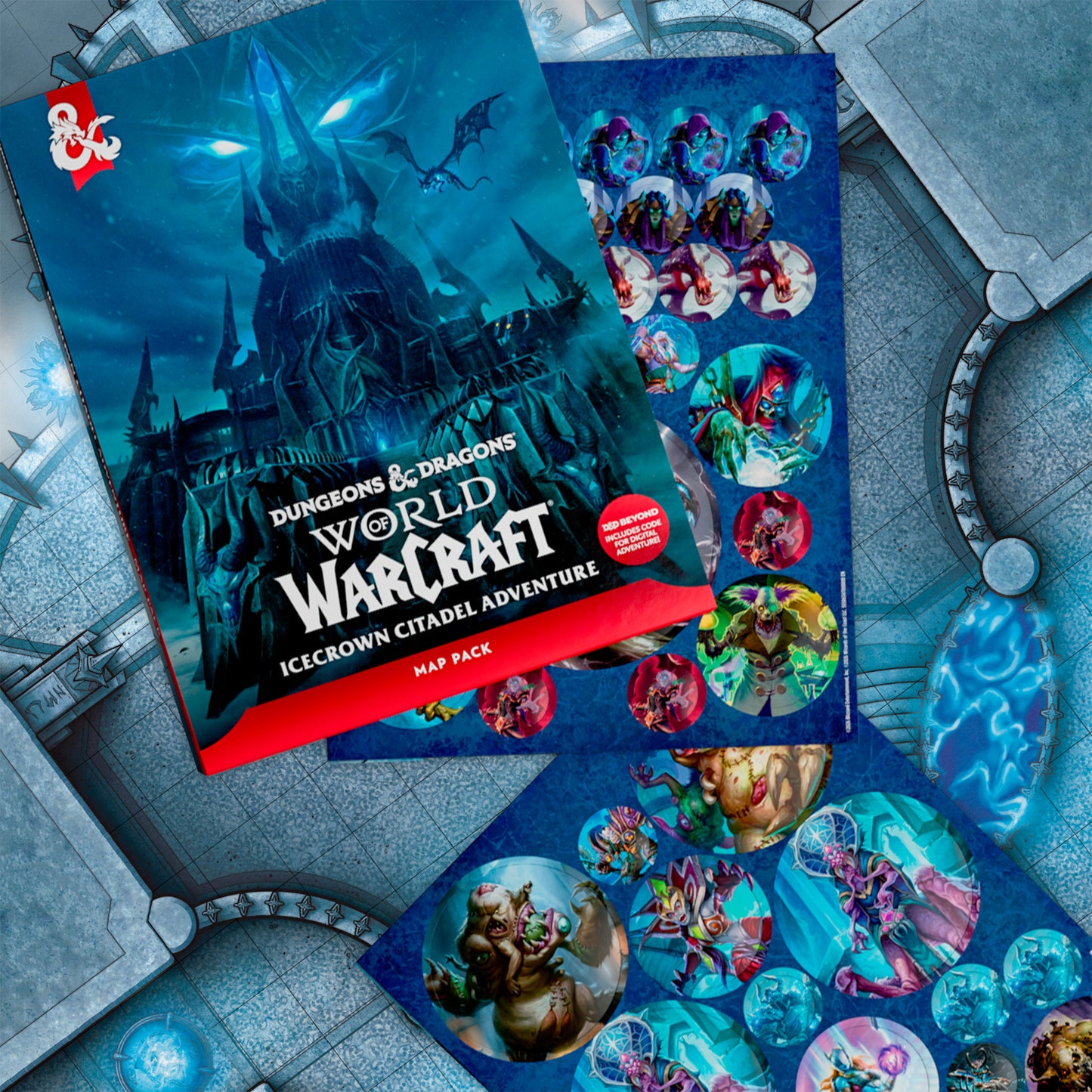 Preorder DND RPG WORLD OF WARCRAFT MAP PACK