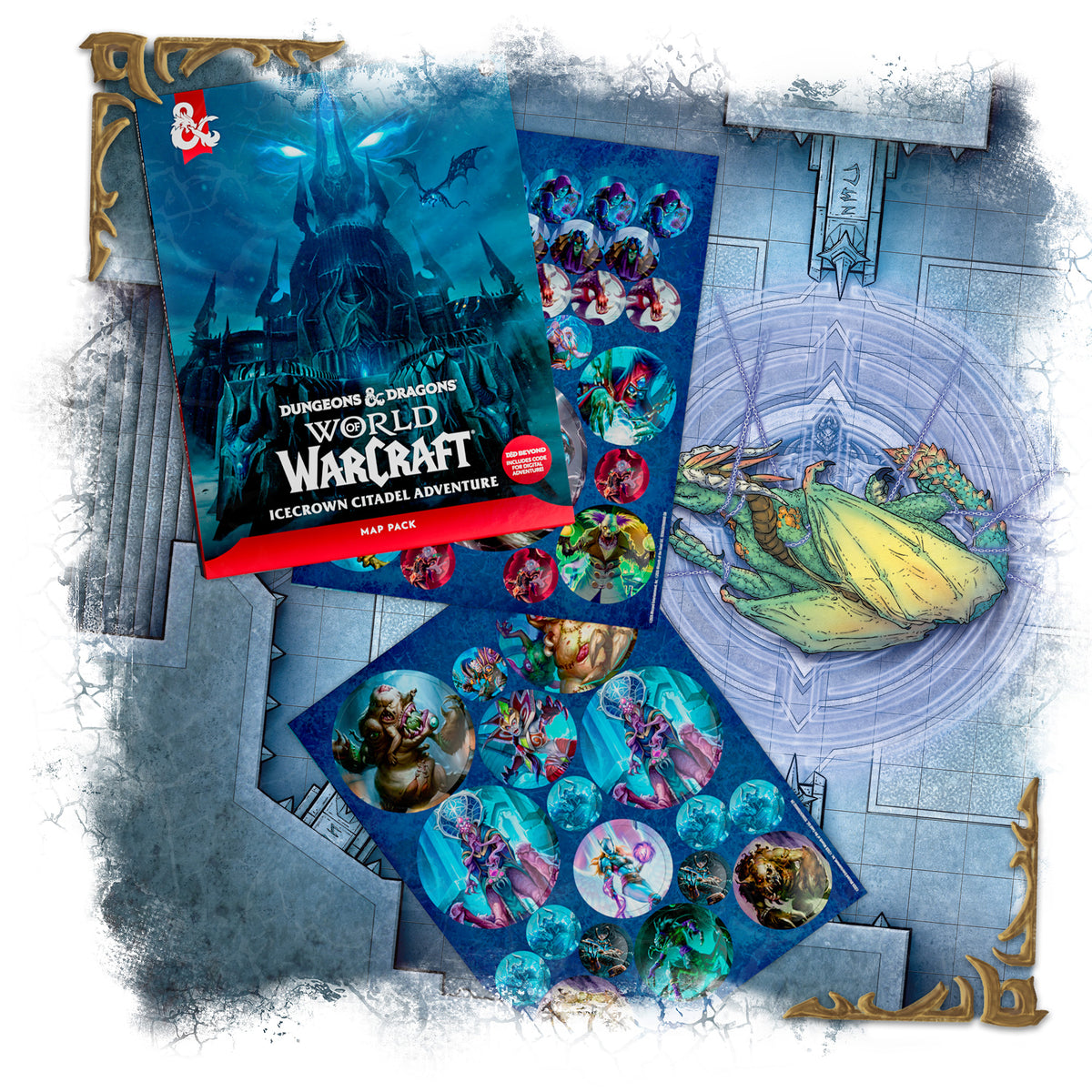 Preorder DND RPG WORLD OF WARCRAFT MAP PACK
